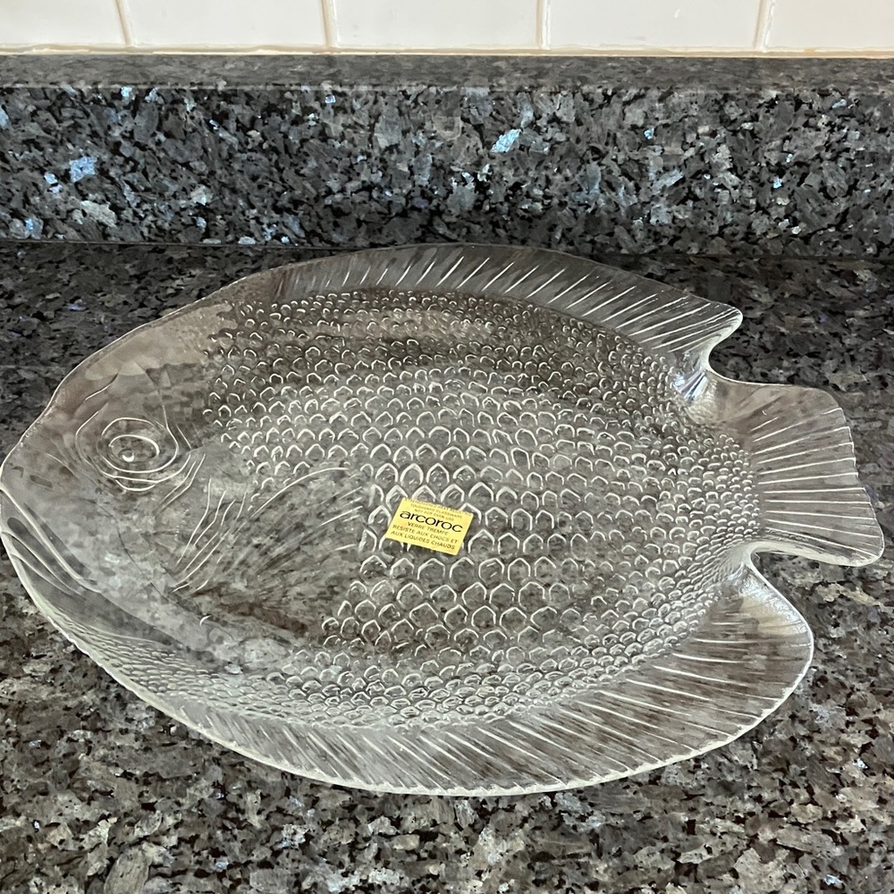 ARCOROC Fish Shaped Serving Platter